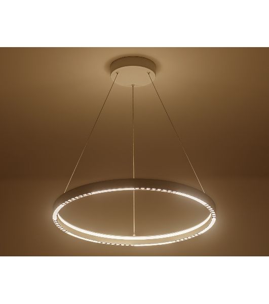 Подвесной светодиодный светильник Ambrella light FL5851 WH белый 35W 3000K/4200K/6400K D600*600 (без ПДУ)