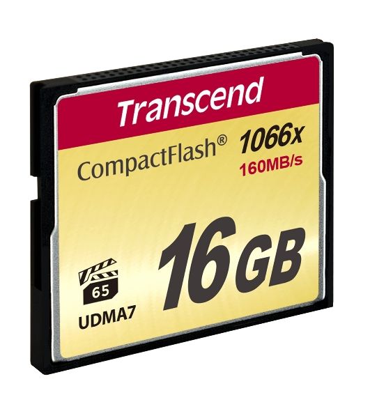 Флеш карта Transcend Ultimate TS16GCF1000/CF (Compact Flash)/16 ГБ/UDMA 7, VPG 65/160 МБ/с
