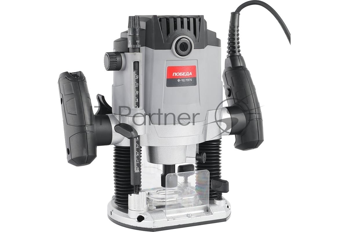 Фрезер электрический Победа Ф-12/1975, 1600 Вт, 6000-26000 об/мин., цанга: 8/12мм;