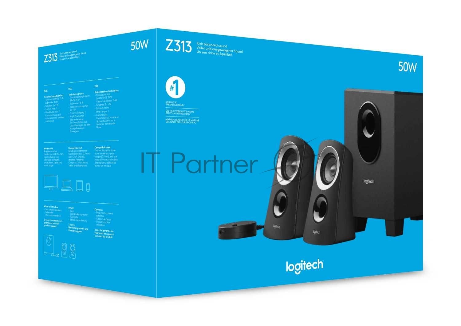 Акустическая система (980-000413) Logitech Z313 (2.1)