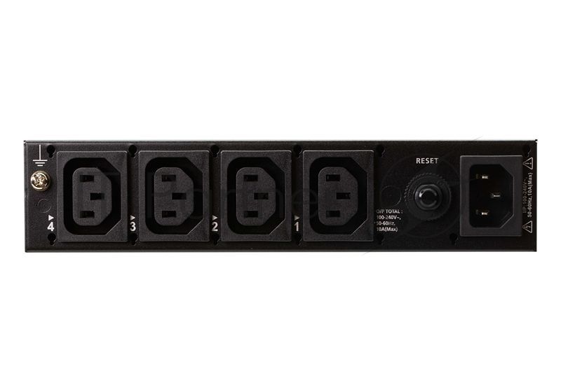 Блок распределения питания ATEN 1U 10A 4ports Switch Only PDU