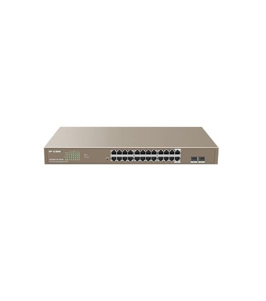 Коммутатор управляемый IP-COM G3326P-24-410W, настенный, настольный, 1000 Мбит/сек, 24 port, SFPx