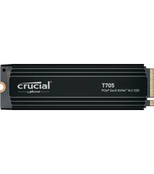 Накопитель SSD Crucial T705 1Tb PCIe Gen5 NVMe M.2 SSD with heatsink CT1000T705SSD5