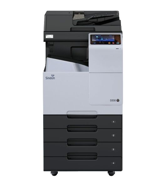 МФУ лазерное Sindoh D332e, A3, цветной, печ. 28 стр/мин., скан. до 55 стр/мин., 1800 x 600 dpi (печать) 600 x 600 dpi (скан.), Ethernet, USB (стартовые картриджи в комплект не входят, запуск АСЦ)