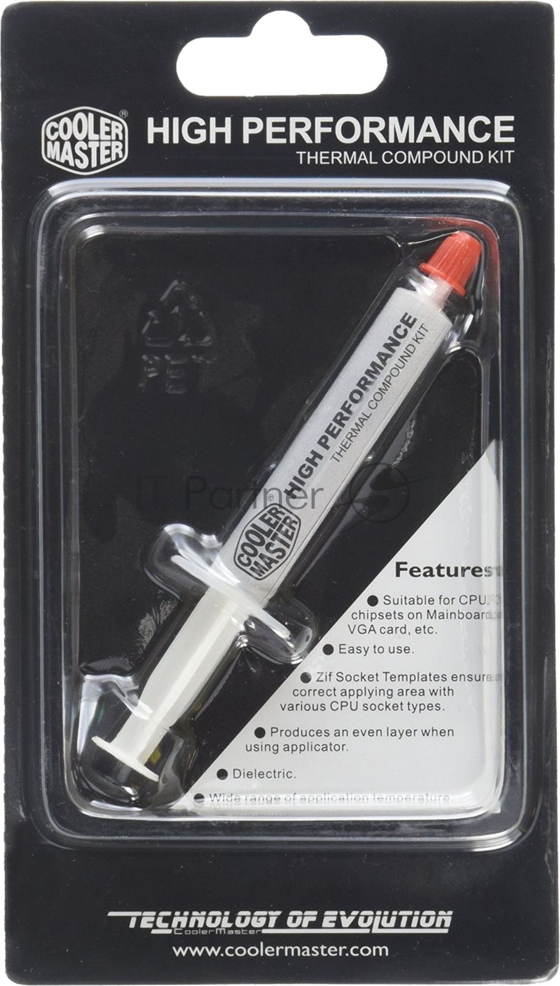 Термопаста Cooler Master Thermal Compound kit SC102 High Performance (HTK-002-U1-GP)