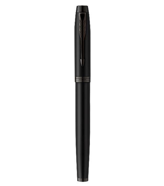 Ручка роллер Parker IM Achromatic T317 (CW2127743) Matt Black, F, черные чернила, подарочная коробка