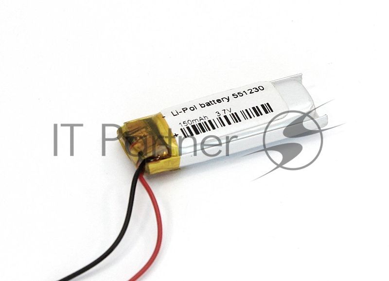 Аккумулятор Li-Pol (батарея) 5.5x12x30мм 2pin 3.7V/150mAh