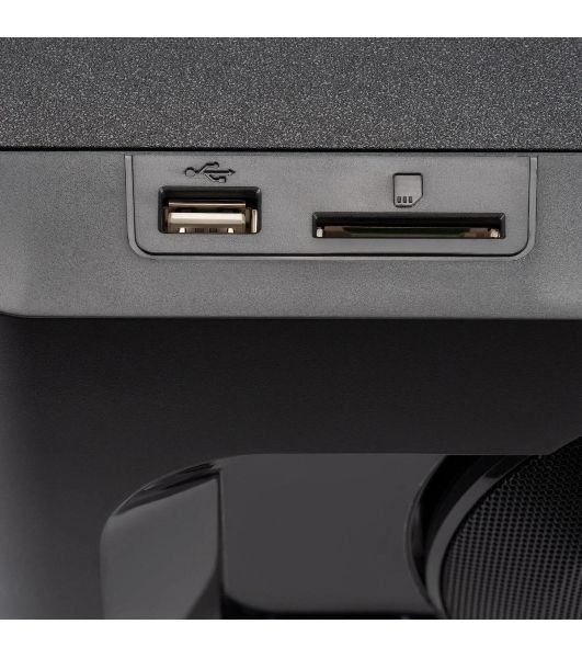 Микросистема Hyundai H-MS1403 черный 60Вт FM USB BT SD