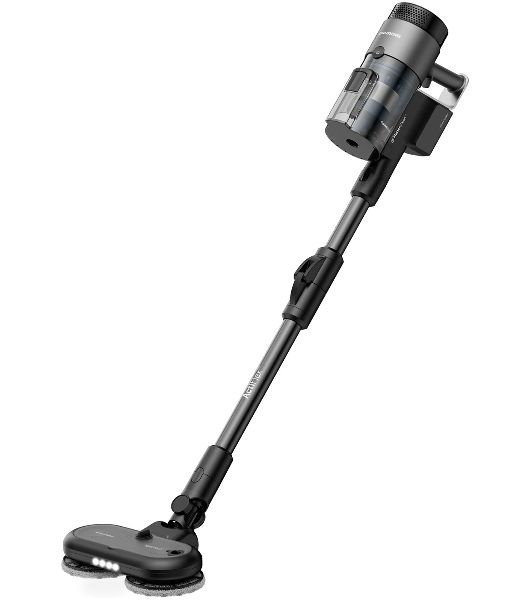 Пылесос вертикальный Grundig VCP 9431 PRO черный титан, питание от аккумулятора, 150 Вт, уборка суxая/влажная, пылесборник 0,5 л