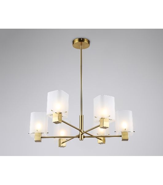 Люстра Ambrella light LH57031/6 BS/SM латунь/дымчатый E14/6 max 40W D690*690