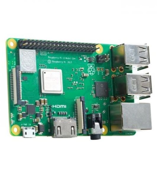 Микрокомпьютер Raspberry Pi 3 Model B+ Retail, 1GB RAM, Cortex-A53 (ARMv8) 64-bit SoC @ 1.4GHz Broadcom BCM2837B0 CPU, WiFi, Bluetooth, 40-pin extended GPIO, 4x USB 2.0, HDMI, CSI camera port, DSI displ.port, MicroSD port (137-3331) , (БП и корпус покупае