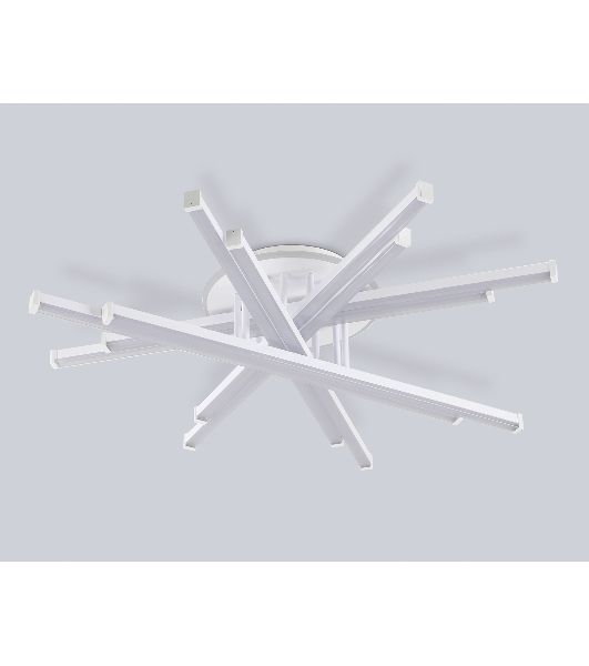 Потолочный светодиодный светильник Ambrella light FL6275 WH белый 134W 3000K-6400K 800*800*165 (ПДУ ИК)