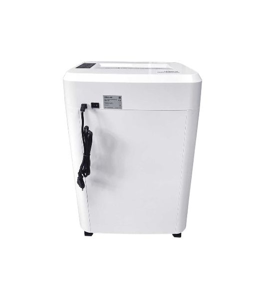 Шредер Office Kit S210N 3,9x38 белый (секр.P-4) фрагменты 16лист. 35лтр. скрепки скобы пл.карты CD
