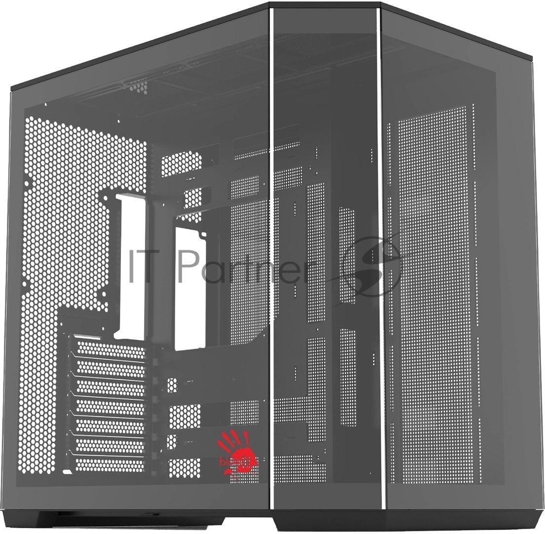 Компьютерный корпус Bloody BD-CC109 черный без БП ATX 10x120мм 2xUSB3.0 audio