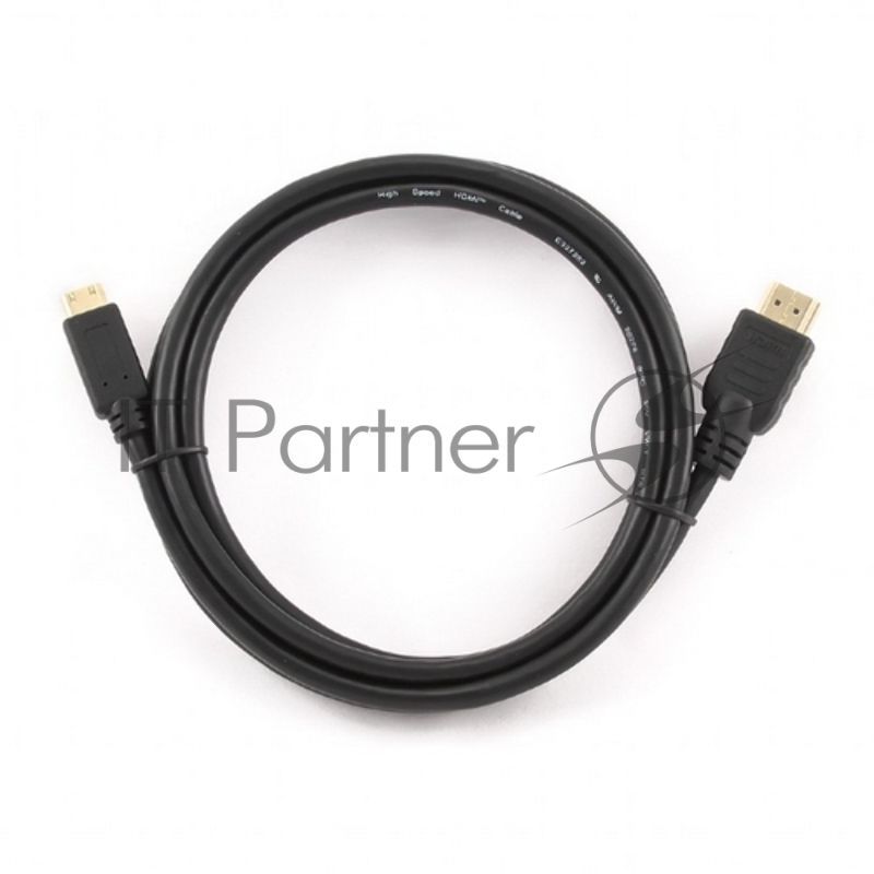 Кабель Cablexpert HDMI-mini HDMI CC-HDMI4C-6, 19M/19M, v2.0, медь, позол.разъемы, экран, 1.8м, черный, пакет