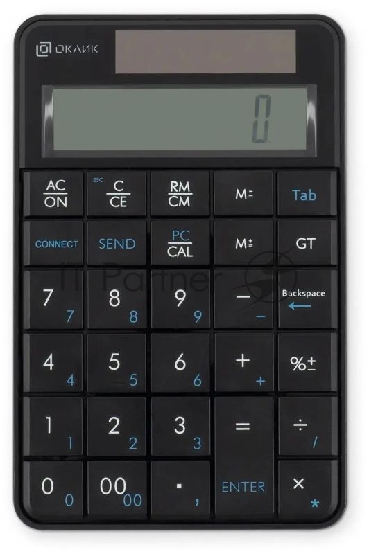 Цифровой блок Oklick K604W беспроводная, радиоканал, чёрный