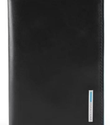 Обложка для документов Piquadro Blue Square PP5256B2/N. черный, натур.кожа