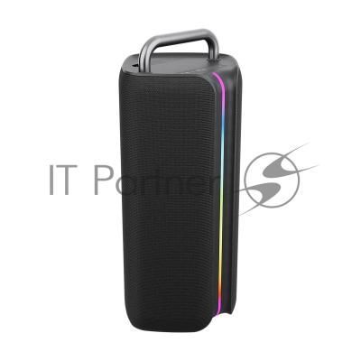 Колонка портативная Ural Молния Бит черный 420W 1.1 BT/3.5Jack/USB-C 10м 8000mAh (без.бат)