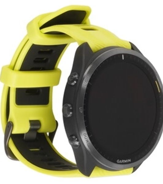 Умные часы Garmin Forerunner 965, 1.4" AMOLED, Wi-Fi, Bluetooth, NFC, GPS, 50м, черный / желто-черный