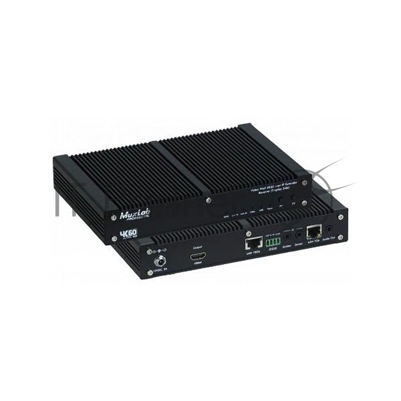 Приемник-декодер 4K/60 over IP, без сжатия, чип AptoVision (SDVoE) MuxLab 500760-RX-EU