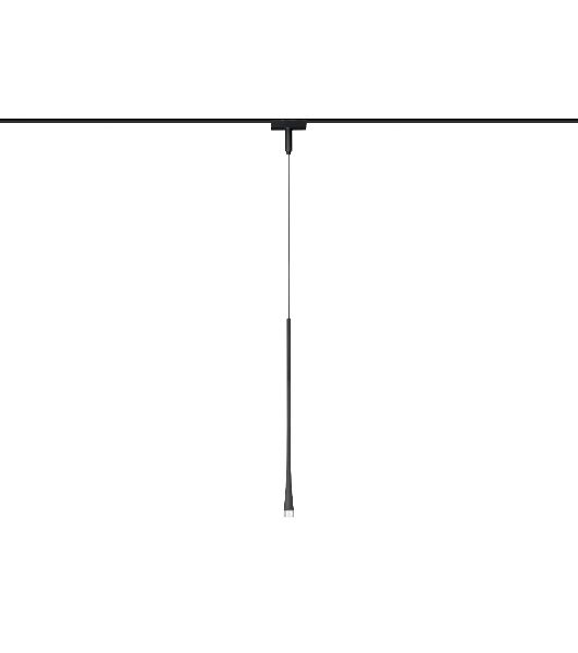Светильник трековый светодиодный GV1637 BK черны IP20 6W 4200K 48V 38° D36*1500