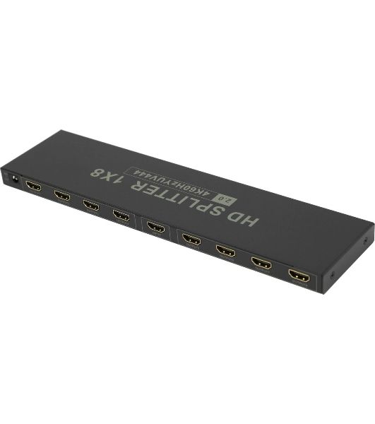 Сплиттер аудио-видео Premier 5-872-8V2 HDMI (f)/8xHDMI (f) черный