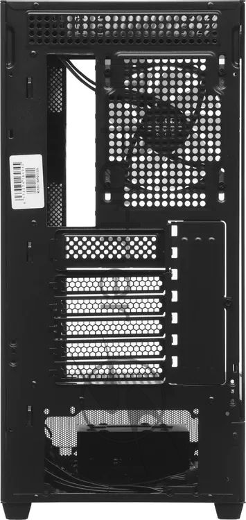 Корпус ACCORD ACC-ZA11B AR Black, Midi-Tower, чёрный, 4 x 120 мм