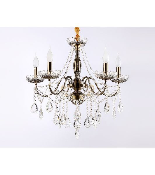 Светильник Ambrella light TR4949/5 SB/CL бронза/прозрачный E14/5 max 40W D620*585