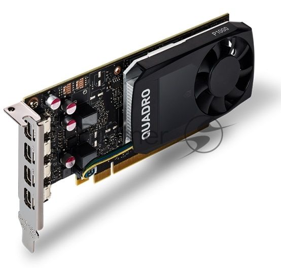 Видеокарта VGA PNY NVIDIA Quadro P1000, 4 GB GDDR5/128-bit, PCI Express 3.0 x16, DP 1.4x4, Low Profile