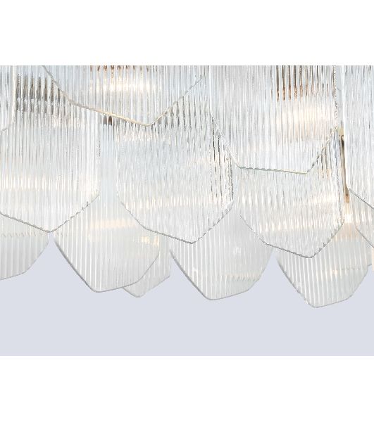 Светильник Ambrella light LH31255/12 BS/CL латунь/прозрачный E14*12 max 40W 1000*340*270
