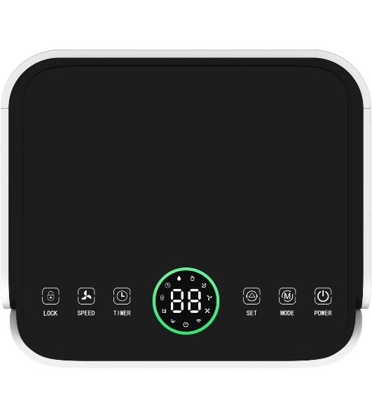 Осушитель воздуха Neoclima ND-10RH белый, 10 л/сутки, 2 л, гигростат, очистка воздуха