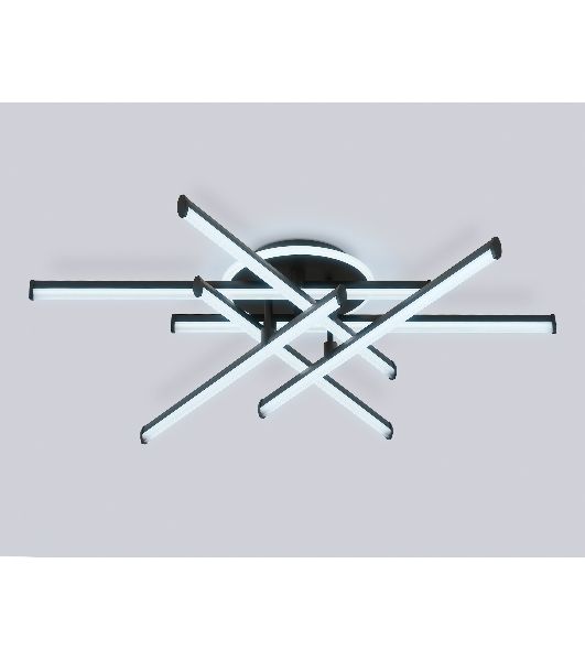 Потолочный светодиодный светильник Ambrella light FL6252 BK черный 97W 3000K-6400K 805*760*170 (ПДУ ИК)