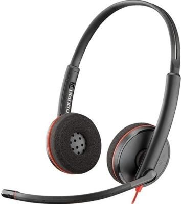 Гарнитура Plantronics Blackwire 3225 чёрный, проводная, USB/3.5 мм