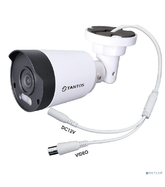 Камера видеонаблюдения IP Tantos TSi-Pe50FP 2.8-2.8мм цв. корп.:белый/черный (00-00124865)