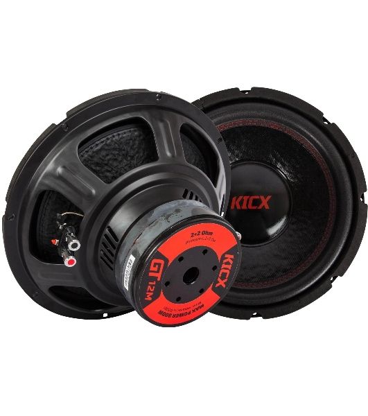 Сабвуфер автомобильный Kicx GT-12M 500Вт пассивный (30см/12")