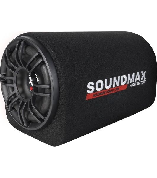Сабвуфер автомобильный Soundmax SM-SW0801A 150Вт активный (20см/8")