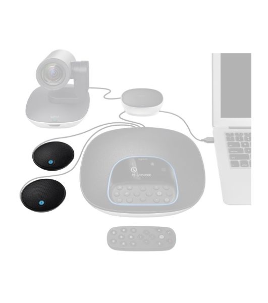 Микрофоны выносные проводные 2 шт. (989-000171) для Logitech ConferenceCam Group