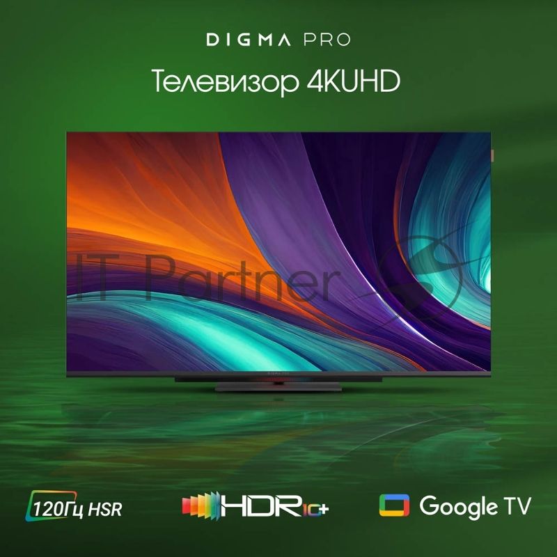 Телевизор Digma 55" Pro 55C черный LED UHD 120Hz GoogleTV
