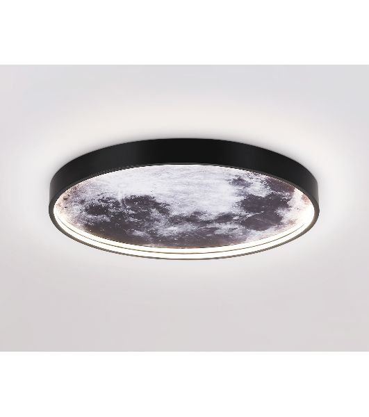 Настенно-потолочный светодиодный светильник Ambrella light FW11111 BK черный 18W LED 3000-6400K D300*38