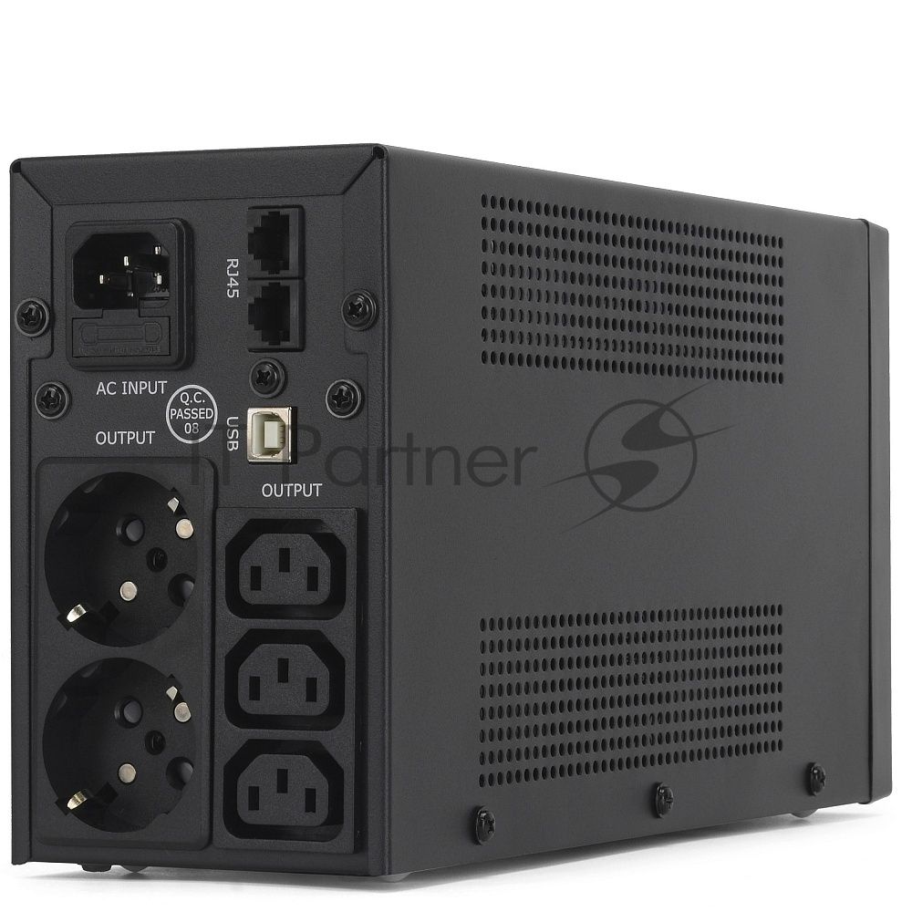 Источник бесперебойного питания Crown CMU-SP650COMBO/650 ВА/390 Вт/2 х CEE 7 (евророзетка), 3 x IEC 320 C13 (компьютерная)