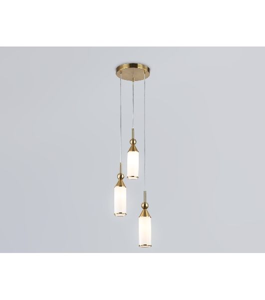 Светильник Ambrella light LH55272/3 BS/FR латунь/белый матовый E14 max 40W D230*1200