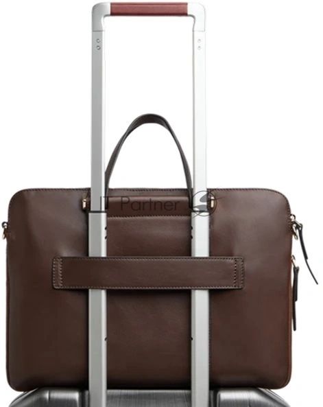 Деловая сумка женская Piquadro Circle CA6698W92/MS с отделением для ноутбука 14" коричневая натур.кожа/замша