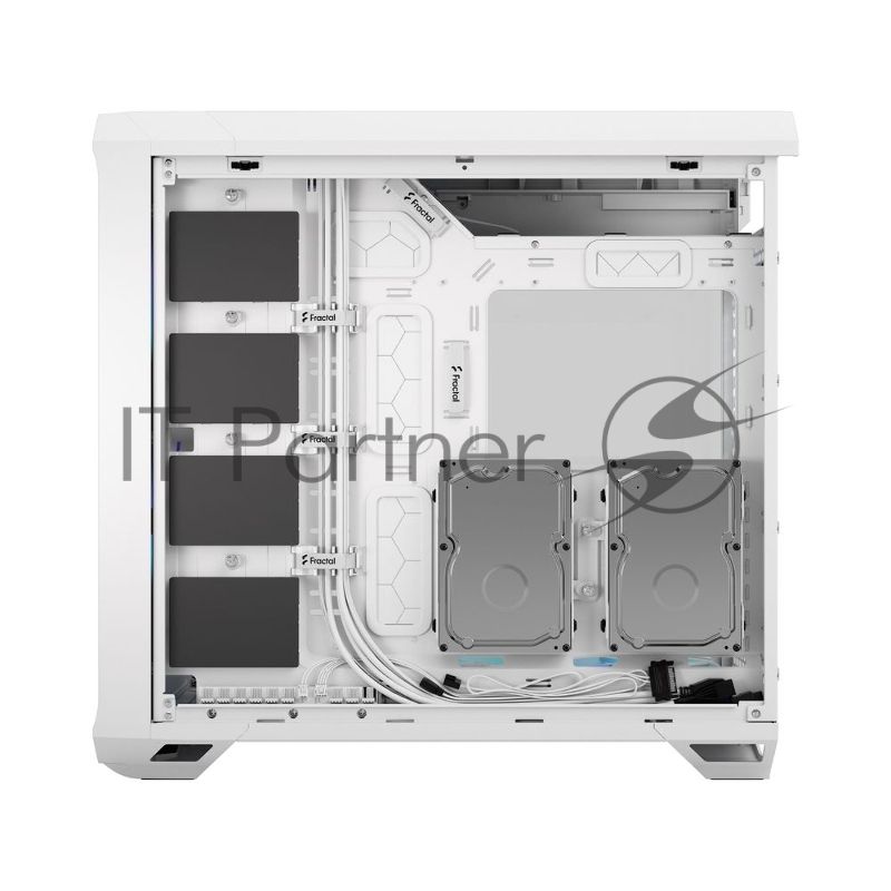 Компьютерный корпус без блока питания Fractal Design Torrent RGb TG Clear Tint, Full-Tower, 2x180мм + 3x140мм RGb, 2xUSB-A 3.2 + 1xUSB 3.2 Type-C E-ATX, SSI-CEB, SSI-EEB, ATX, mATX, mITX белый