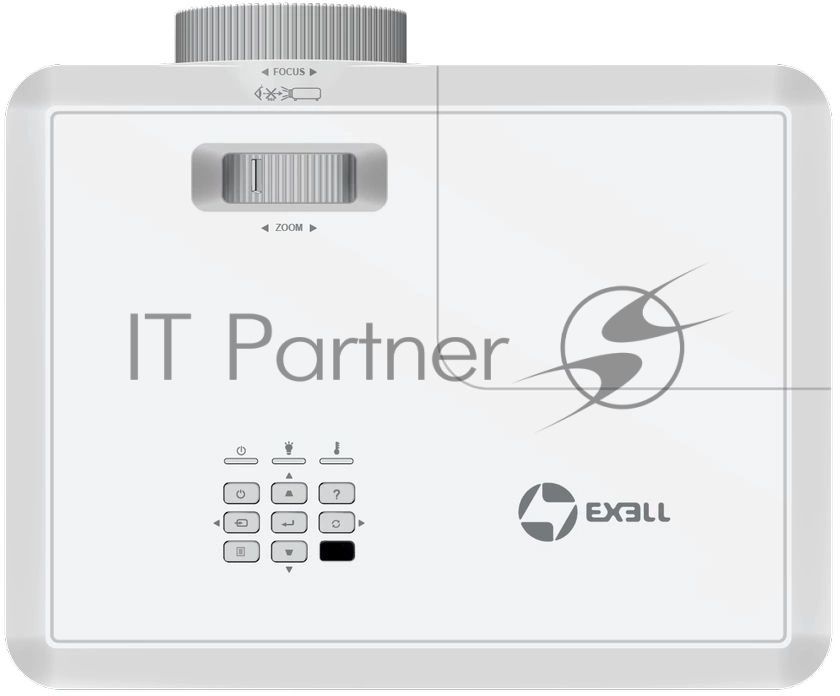 Проектор Exell EXD101W DLP, 3800 ANSI, XGA (1024x768), Объектив 1.94 - 2.16