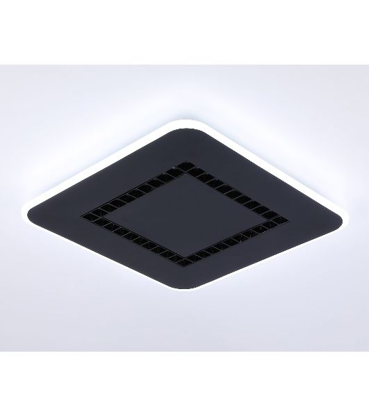 Светильник Ambrella light FL51419 BK черный 3000K/4200K/6400K 68W 488*488*40 (ПДУ ИК)