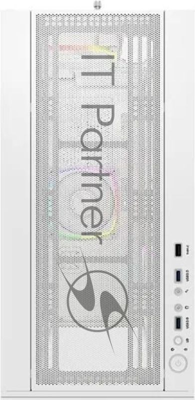 Компьютерный корпус Montech SKY TWO белый без БП ATX 3x140mm 2xUSB3.0 1xUSB3.1 audio bott PSU