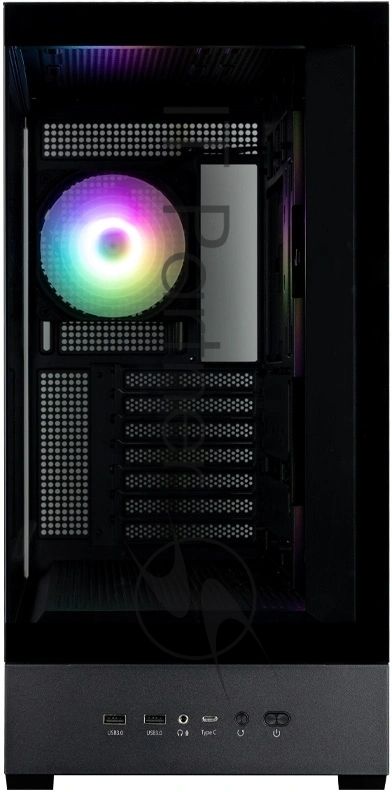 Компьютерный корпус ZALMAN P40 DS, ATX, черный, WINDOW, 9.1-inch LCD screen, 2xCombo(2.5” or 3.5”), 1x2.5”, 1xUSB TYPE-C, 2xUSB 3.0, SIDE 3x120мм ARGb, REAR 1x120мм ARGb