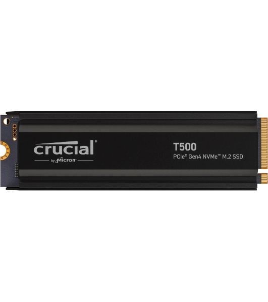 Накопитель SSD Crucial T500 1Tb PCIe Gen4 NVMe M.2 SSD with heatsink CT1000T500SSD5