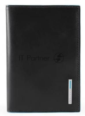 Обложка для документов Piquadro Blue Square PP5256B2/N. черный, натур.кожа