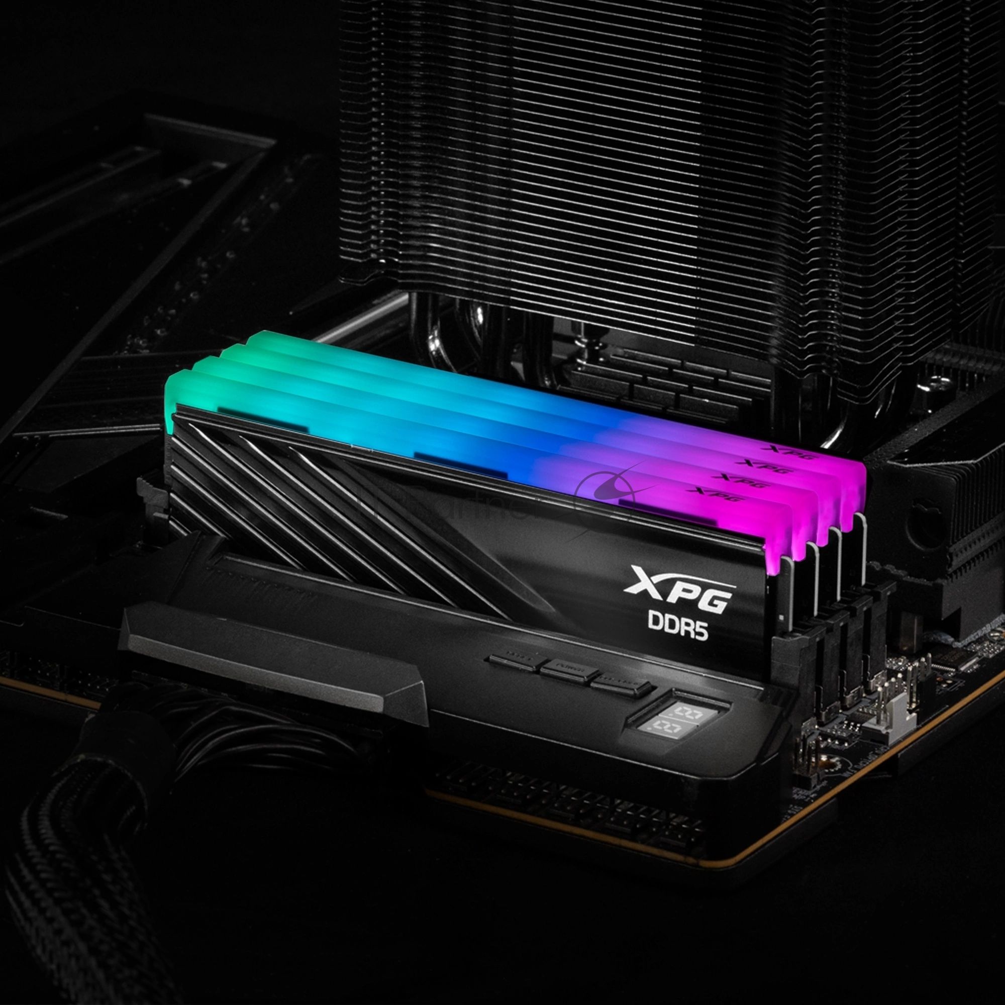 Оперативная память XPG Lancer Blade, DDR5, 32GB (2x16GB), 6400MHz, CL32, DIMM, с радиаторами, RGB, черный